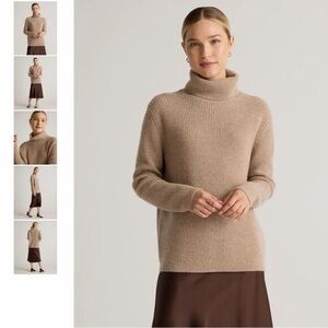 Quince 100% Mongolian Cashmere Women's Turtleneck Sweater